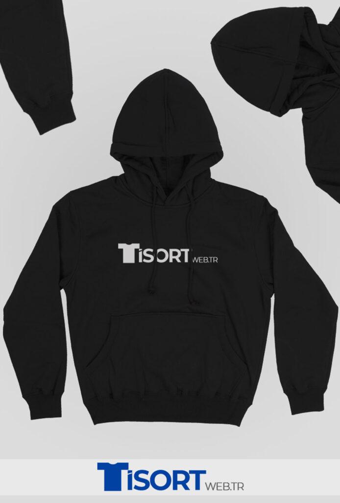 Siyah Kapşonlu Sweatshirt Fiyatları İmalatı