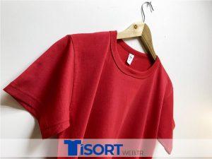 Ucuz Kırmızı Toptan Tişört