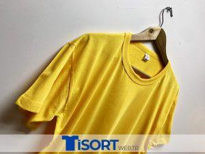 Ucuz Toptan Tişört Sarı