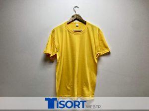 Ucuz Sarı Tişört