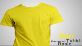Sarı Promosyon Tişört
