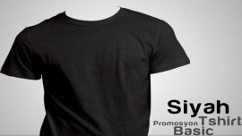 Siyah Promosyon Tişört