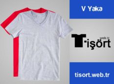 V Yaka Tişört
